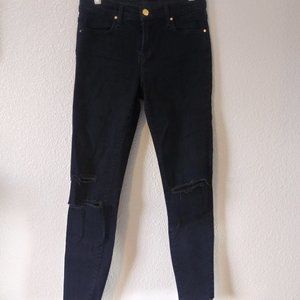 J BRAND BLUE MERCY CROPPED ANKLE SKINNY JEAN SIZE 26